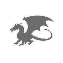 Load image into Gallery viewer, Dragon Silouette-1 Kiss-Cut Stickers