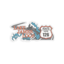 Load image into Gallery viewer, LakeJamesLoop.com Kiss-Cut Stickers