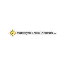 Load image into Gallery viewer, MotorcycleTravelNetwork.com Curves Ahead Kiss-Cut Stickers