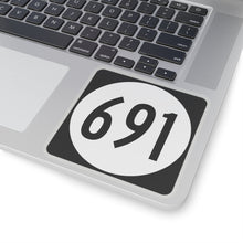 Load image into Gallery viewer, SerpentsRevenge691.com VA 691 Road Sign Kiss-Cut Stickers