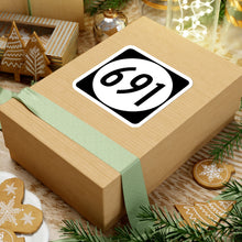 Load image into Gallery viewer, SerpentsRevenge691.com VA 691 Road Sign Kiss-Cut Stickers