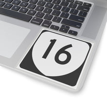 Load image into Gallery viewer, BackoftheDragon16.com VA 16 Road Sign Kiss-Cut Stickers