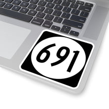 Load image into Gallery viewer, SerpentsRevenge691.com VA 691 Road Sign Kiss-Cut Stickers