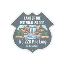 Load image into Gallery viewer, LandoftheWaterfallsLoop.com Kiss-Cut Stickers
