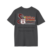Load image into Gallery viewer, BackoftheDragon16 VA.com - Motorcycle Travel Network Ride T-Shirt