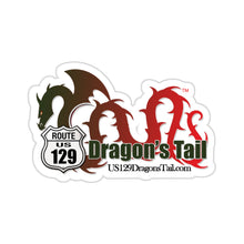 Load image into Gallery viewer, US129DragonsTail.com Kiss-Cut Stickers