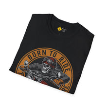 Load image into Gallery viewer, Born To Ride Motorcycle T-Shirt - Unisex