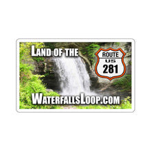 Load image into Gallery viewer, LandoftheWaterfallsLoop.com Kiss-Cut Stickers