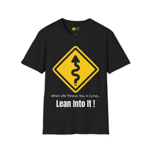 Load image into Gallery viewer, MotorcycleTravelNetwork.com " Lean Into It!" Unisex Softstyle T-Shirt