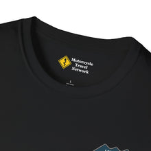 Load image into Gallery viewer, LandoftheWaterfallsLoop.com - Motorcycle Ride T-Shirt Design