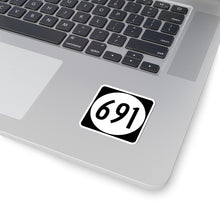 Load image into Gallery viewer, SerpentsRevenge691.com VA 691 Road Sign Kiss-Cut Stickers