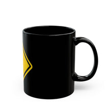 Load image into Gallery viewer, MotorcycleTravelNetwork.com Curves Ahead Black Mug (11oz, 15oz)