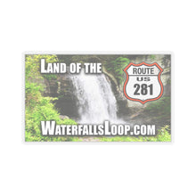 Load image into Gallery viewer, LandoftheWaterfallsLoop.com Kiss-Cut Stickers