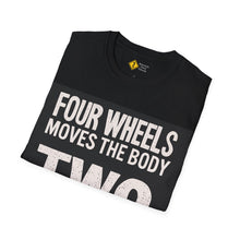 Load image into Gallery viewer, Two Wheels Moves the Soul Motorcycle Ride T-Shirt