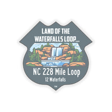 Load image into Gallery viewer, LandoftheWaterfallsLoop.com Kiss-Cut Stickers