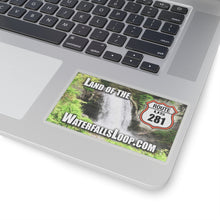 Load image into Gallery viewer, LandoftheWaterfallsLoop.com Kiss-Cut Stickers