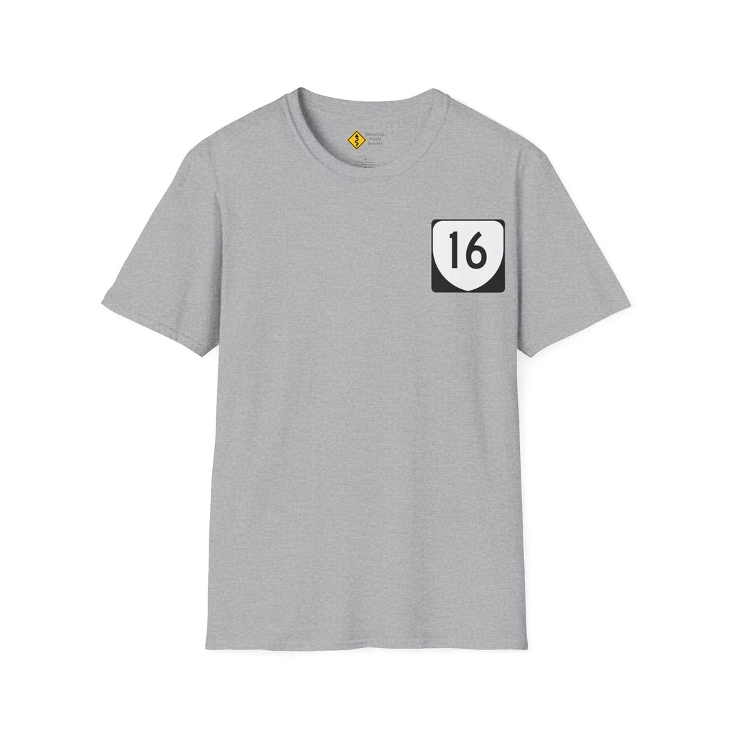 BackoftheDragon16 VA.com - Motorcycle Travel Network Ride T-Shirt