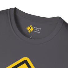 Load image into Gallery viewer, MotorcycleTravelNetwork.com &quot; Lean Into It!&quot; Unisex Softstyle T-Shirt
