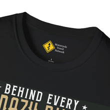 Load image into Gallery viewer, &quot;Behind Ever Crazy Biker...&quot; Motorcycle Ride T-Shirt
