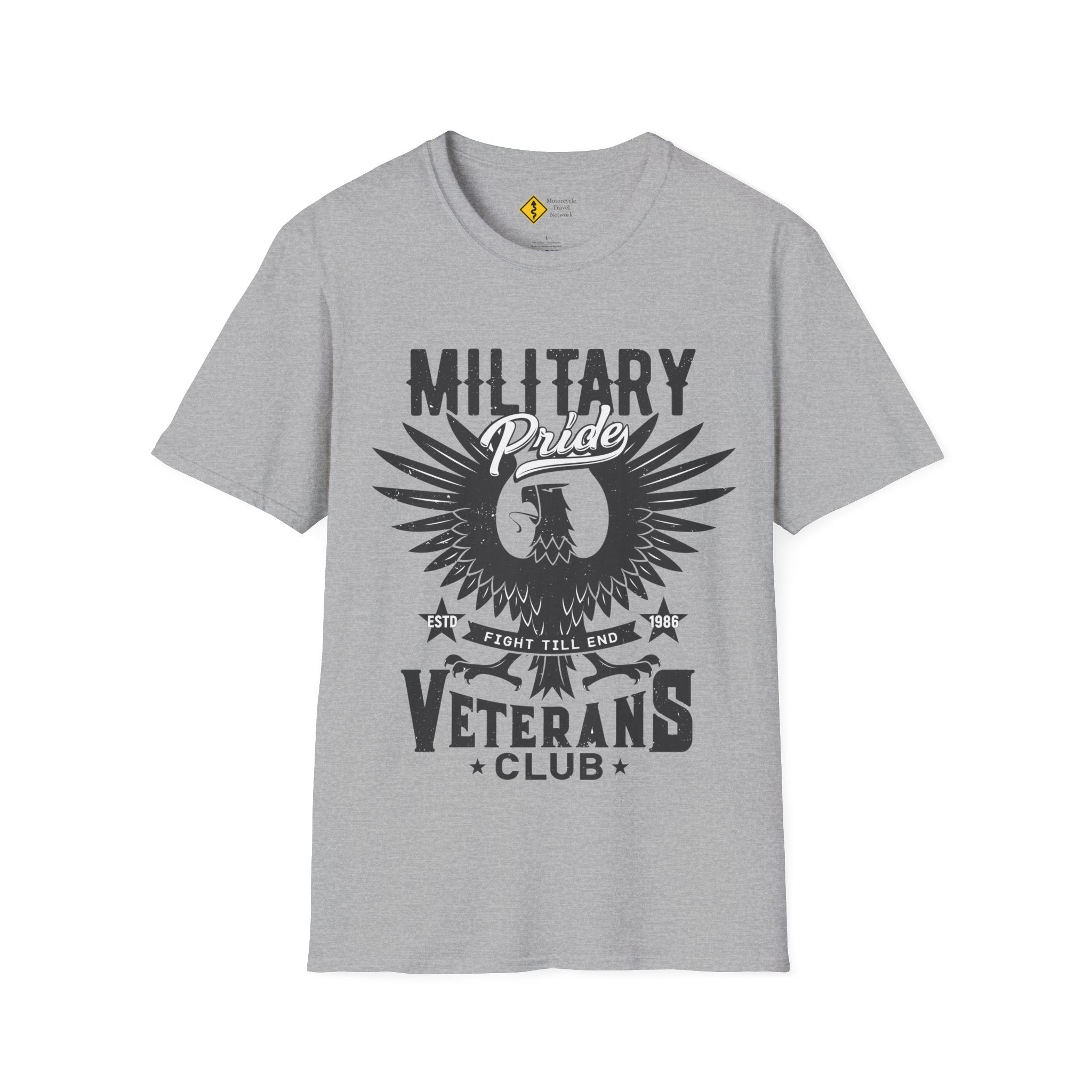 Military Pride Veterans Club Motorcycle Ride T-Shirt – Motorcycle Rider ...