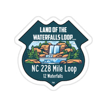 Load image into Gallery viewer, LandoftheWaterfallsLoop.com Kiss-Cut Stickers
